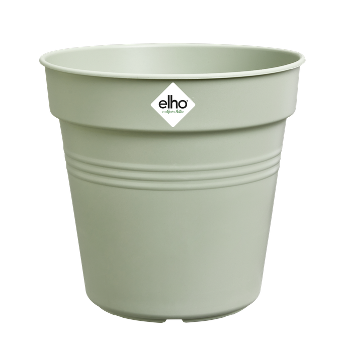green basics pot de culture 21cm vert pierre